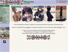 Tablet Screenshot of koinosmag.com